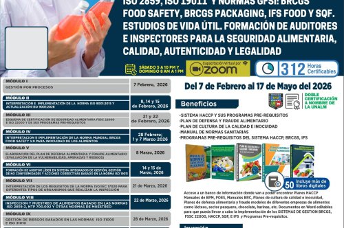 ESPECIALIZACION EN SISTEMAS DE GESTIÓN DE CALIDAD E INOCUIDAD