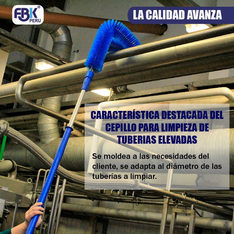 CEPILLO PARA LIMPIEZA DE TUBERIA ELEVADAS